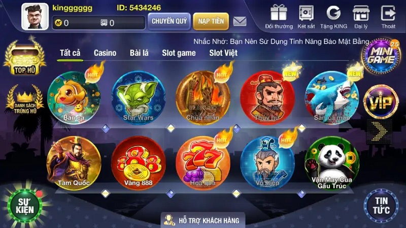 Hướng dẫn chơi Slot game Kingfun online A-Z cho người mới bắt đầu)
