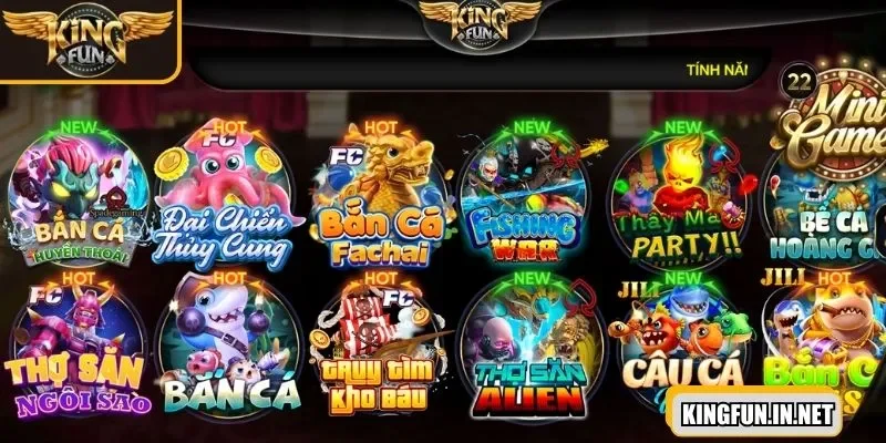 Bắn cá Kingfun phiêu lưu dưới lòng đại dương và săn thưởng
